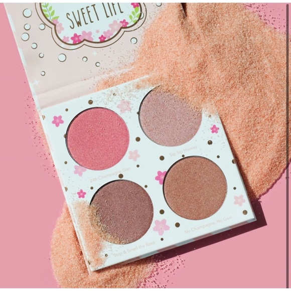 Blushlighter Highlighter Makeup Palette & Makeup Blender Bundled Set NIB NWT - Picture 12 of 15